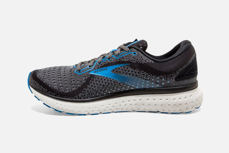 Brooks Glycerin 18 Road Running Shoes Mens - Black/Blue - XYZMI-1540